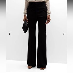 Joseph Black Wool Flare Pants